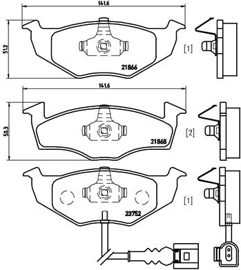 A.B.S. P 85 071 BREMBO Bremsbelagsatz, Scheibenbremse